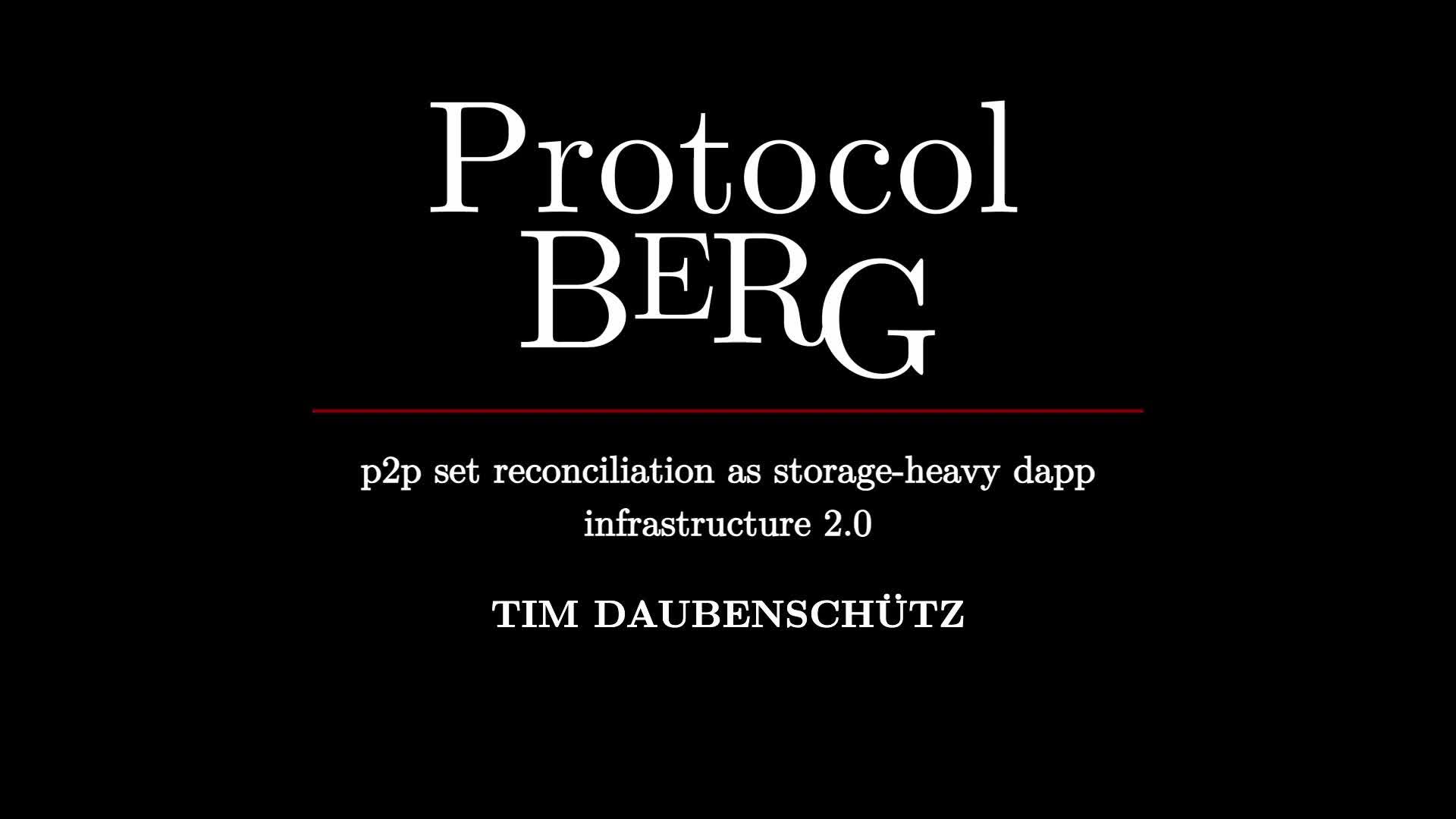 p2p set reconciliation as storage-heavy dapp infrastructure 2.0